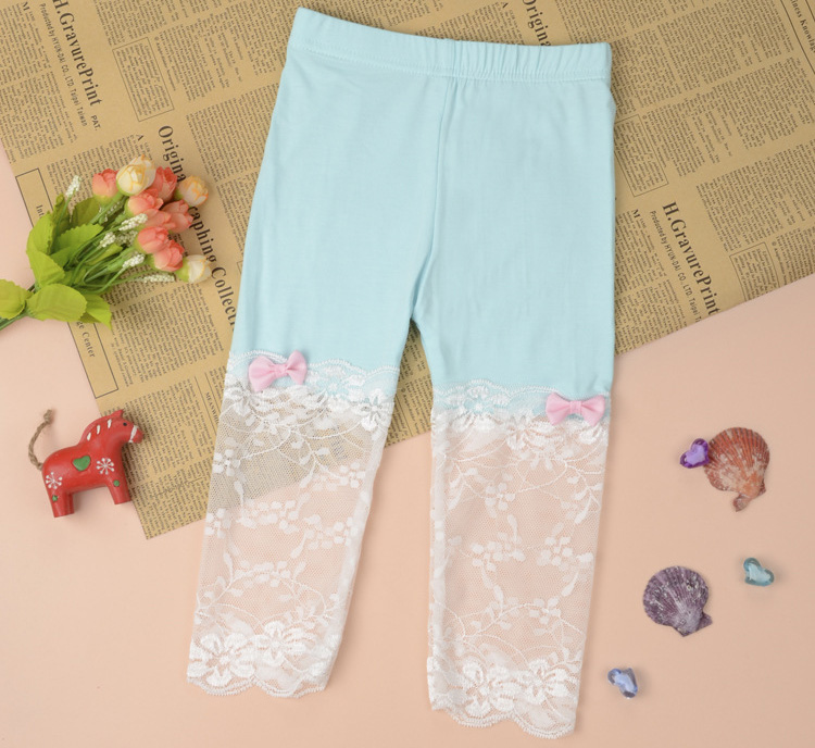 Wholesale-kids-lace-summer-leggings