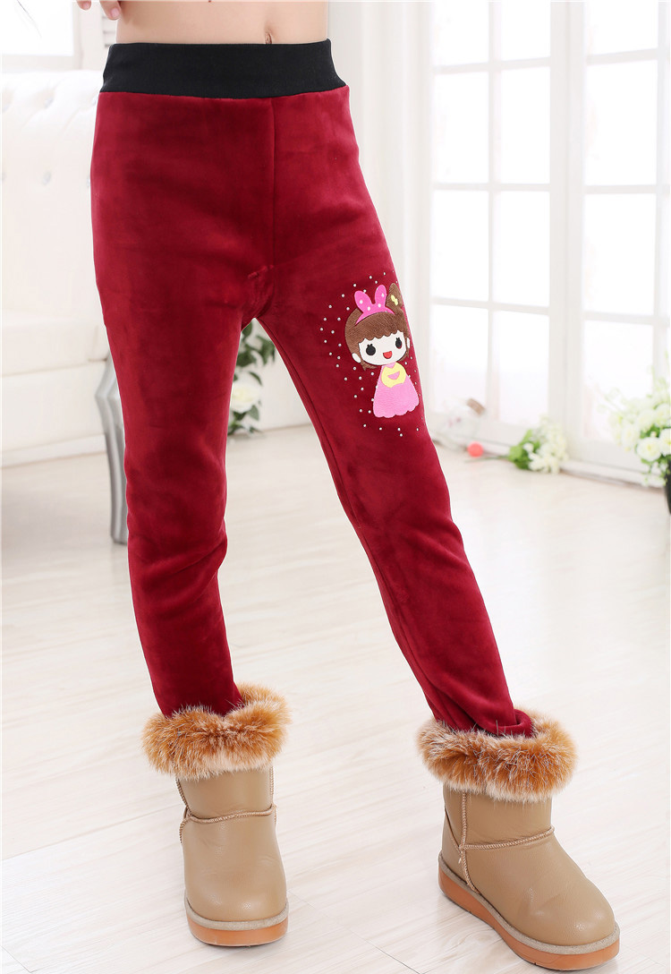 Wholesale-kids-stretch-velvet-pants