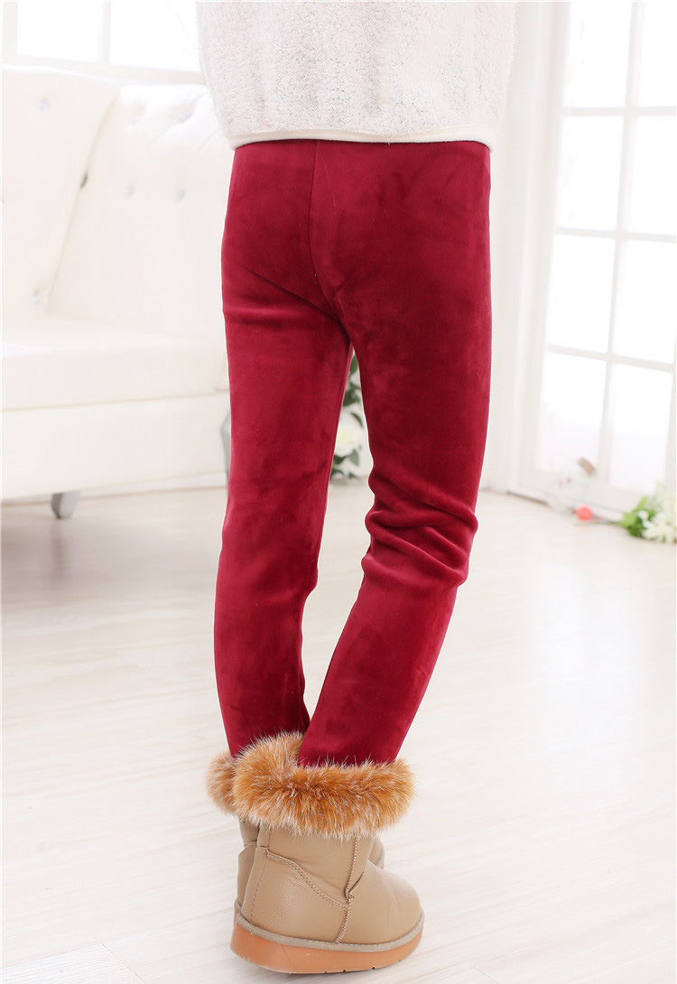 Wholesale-kids-stretch-velvet-pants