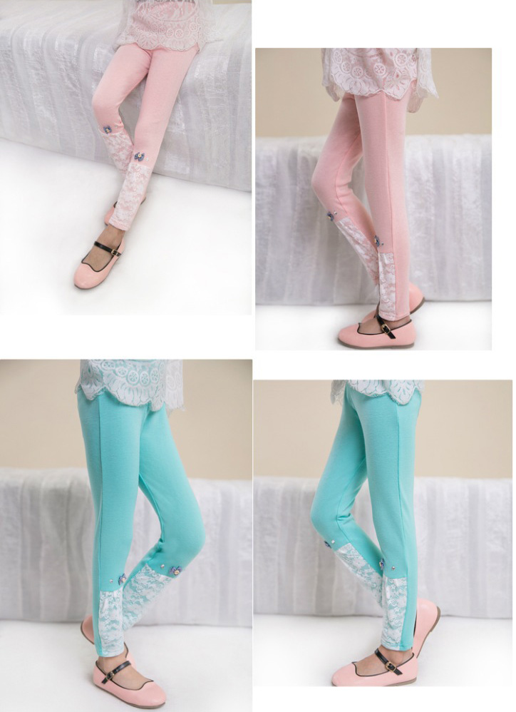 Wholesale-lace-leggings-kids-pants