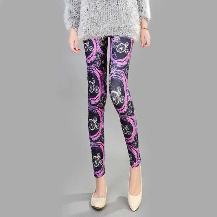 Wholesale-marine-jellyfish-pattern-printing-thermo-leggings