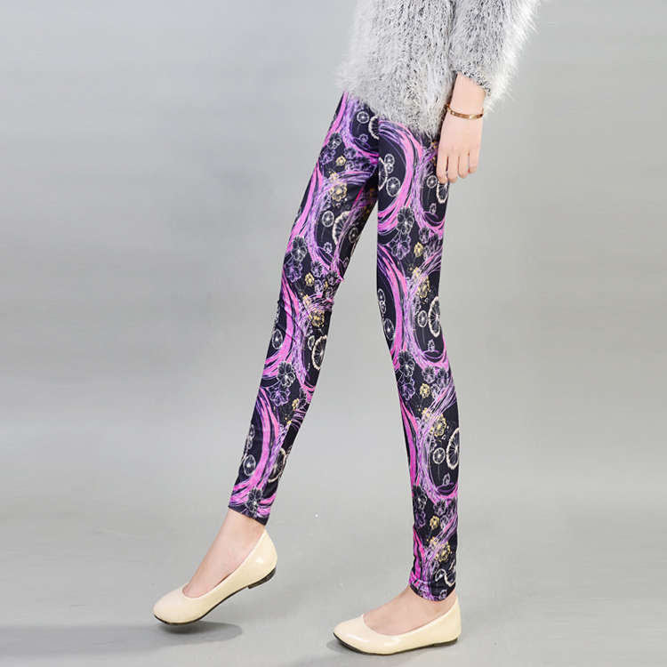 Wholesale-marine-jellyfish-pattern-printing-thermo-leggings