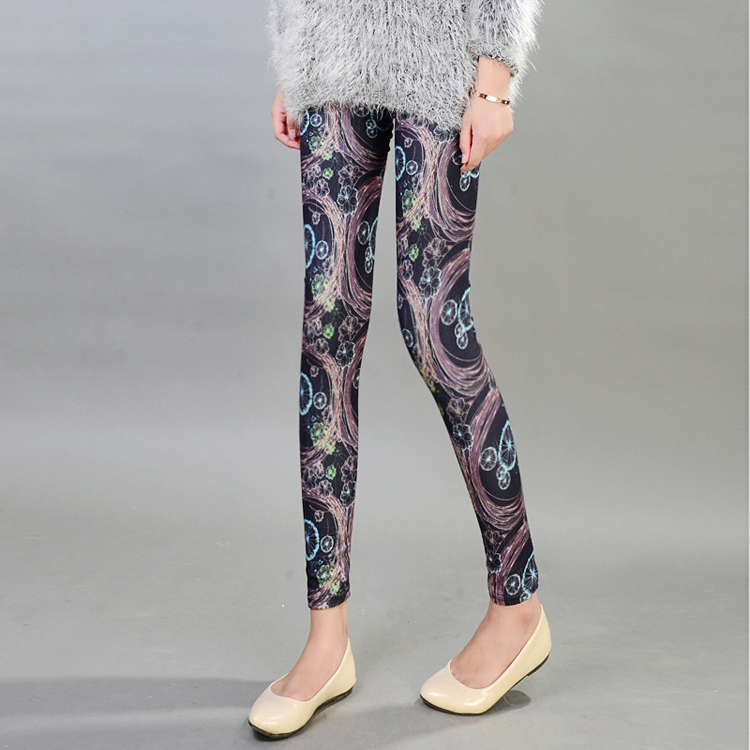 Wholesale-marine-jellyfish-pattern-printing-thermo-leggings