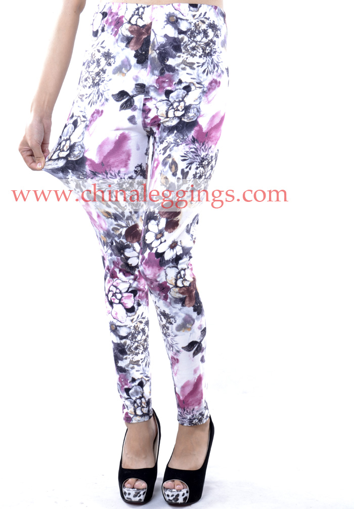 Wholesale-women-flower-Leggings