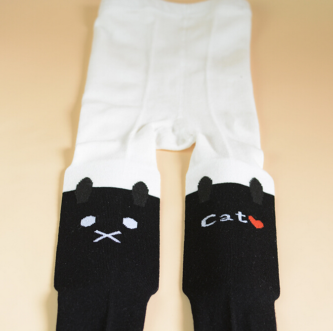children-cat-rabbit-splicing-cotton-leggings-wholesale