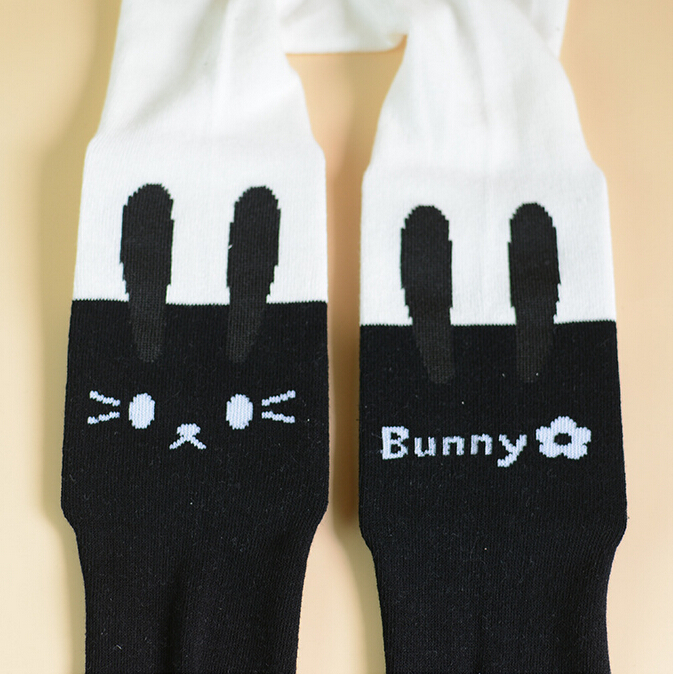 children-cat-rabbit-splicing-cotton-leggings-wholesale