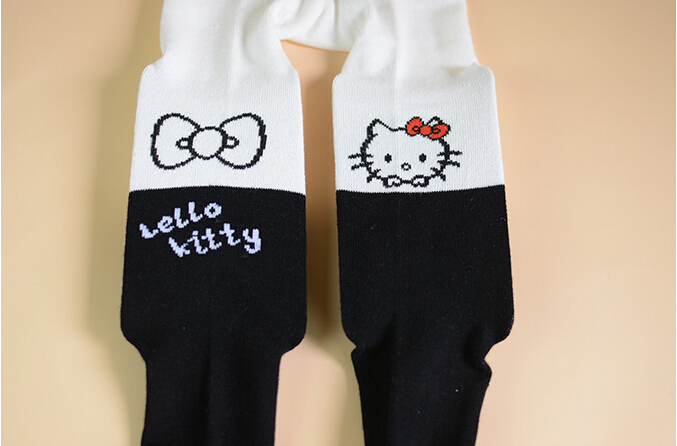 children-cat-rabbit-splicing-cotton-leggings-wholesale