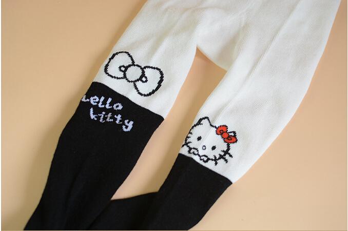 children-cat-rabbit-splicing-cotton-leggings-wholesale