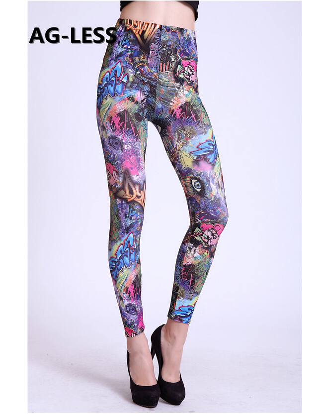 Animated-cartoon-English-letters-leggings-wholesale