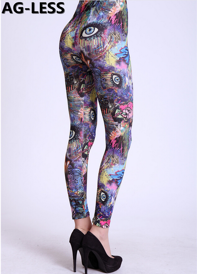 Animated-cartoon-English-letters-leggings-wholesale