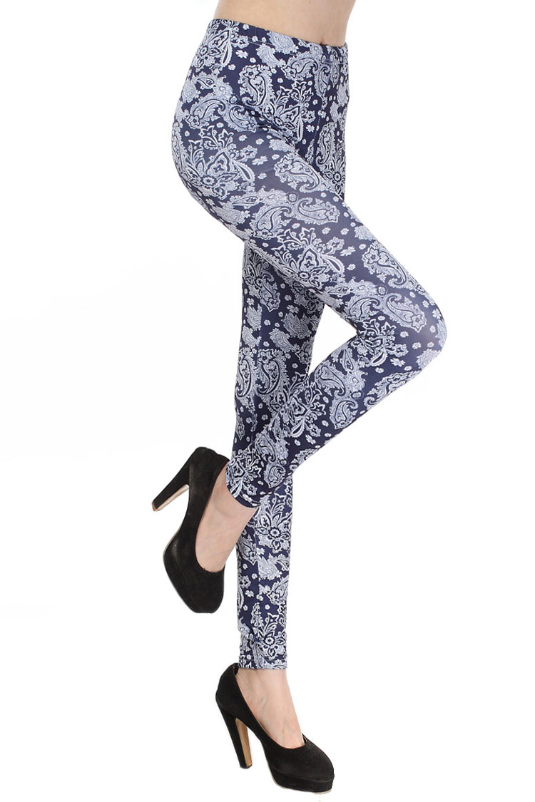 Cashew-milk-silk-flower-wholesale-printing-ladies-white-leggings