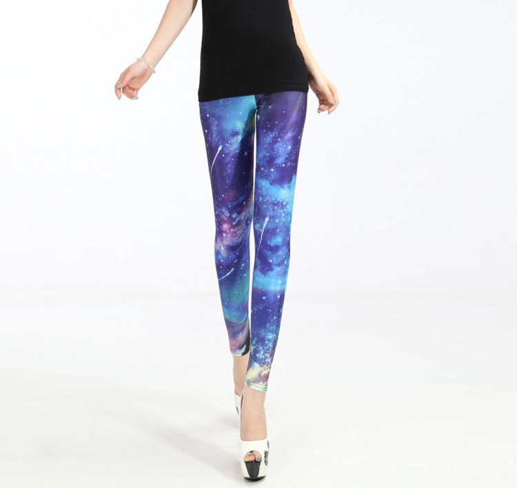 Digital-printing-pink-leggings-for-women