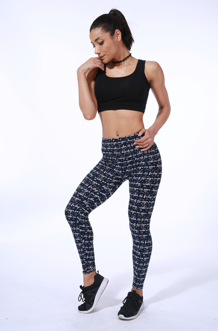 English-letter-printed-leggings-scissors-pattern-sports-pants