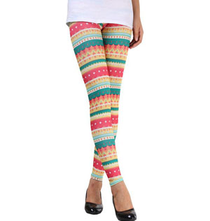 Ethnic khaki leggings wholesale – First leggings