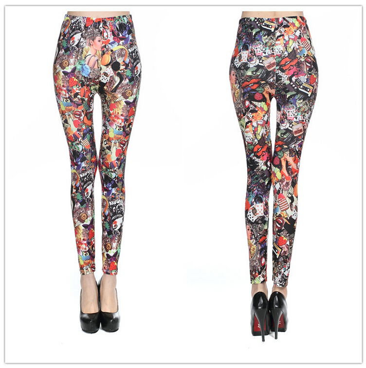 Evening-party-beauty-printed-female-leggings-wholesale