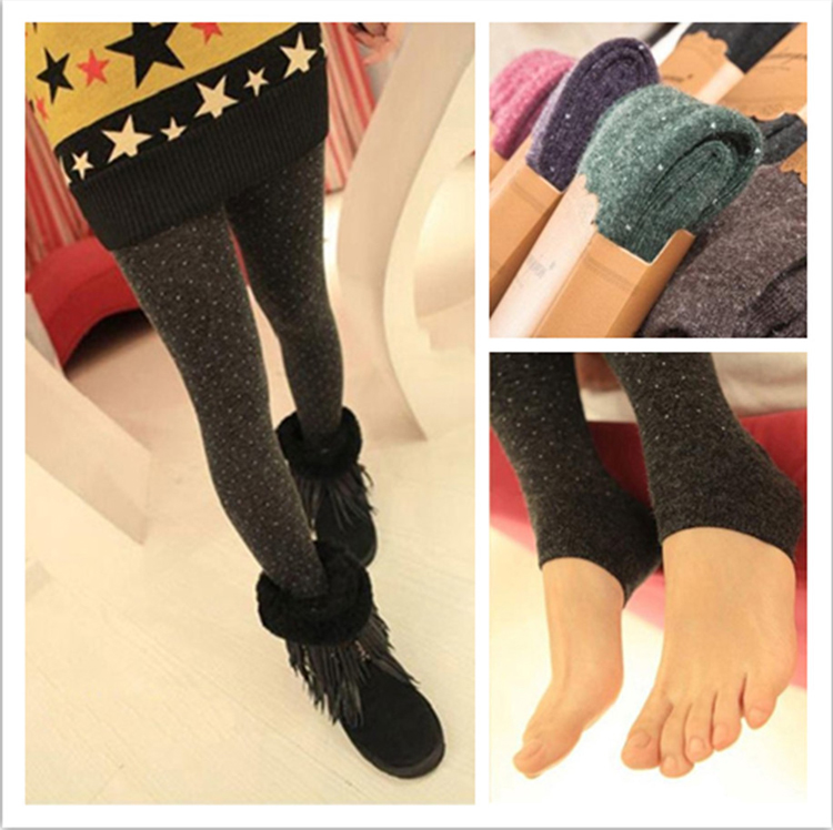 Geometric-pattern-cashmere-leggings-with-foot-socks-wholesale