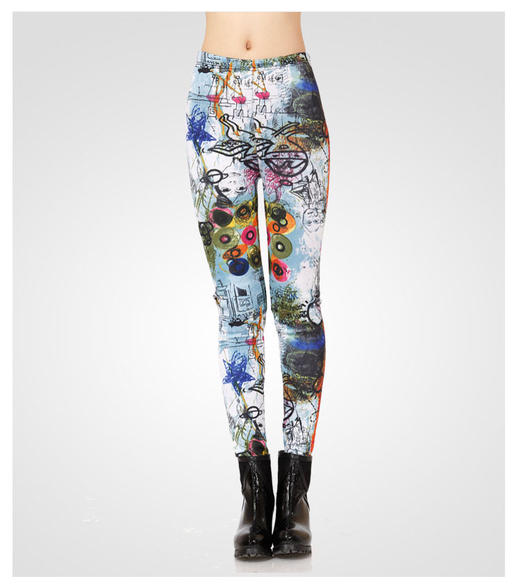 Graffiti-Leggings-wholesale-fashion-curve