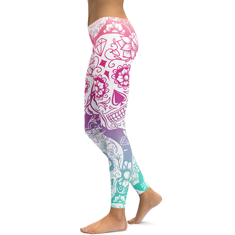 Skeleton-digital-printing-wholesale-retail-robot-leggings