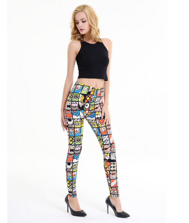 Super-soft-color-cartoon-bear-leggings-wholesale