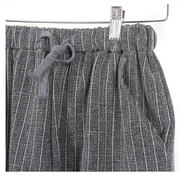 Vertical-stripes-nine-points-female-harlan-trousers-wholesale