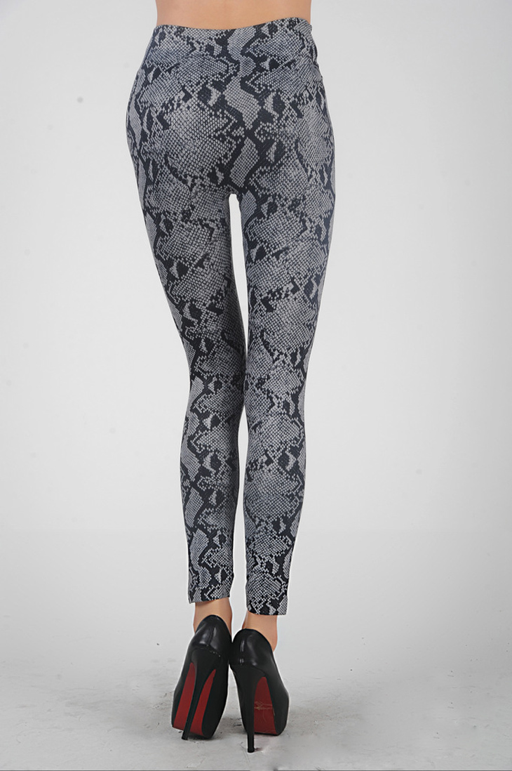 Wholesale-Black-pattern-printed-leggings