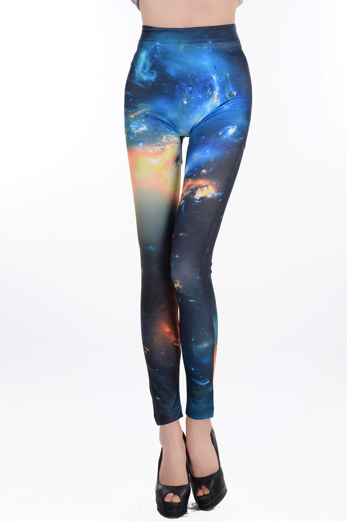 Wholesale-Colorful-smog-print-seamless-leggings