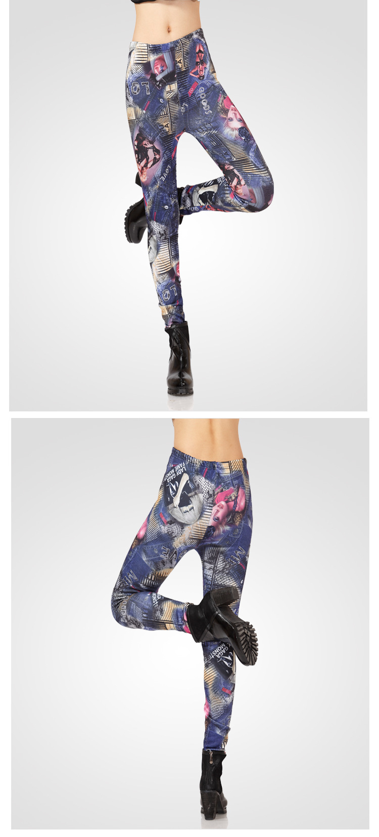 Wholesale-leggings-with-spandex-leggings-purple-graffiti