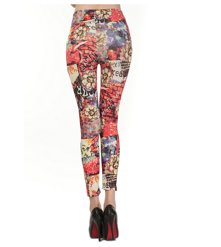 and-painted-oil-painting-graffiti-flower-female-leggings-wholesale