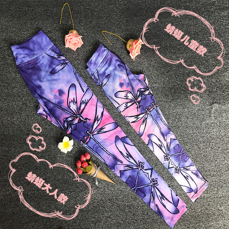 psrent-child-combination-yoga-print-leggings