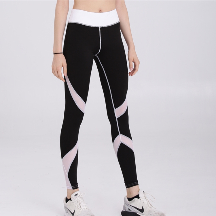Bottom-mesh-stitching-sports-yoga-pants