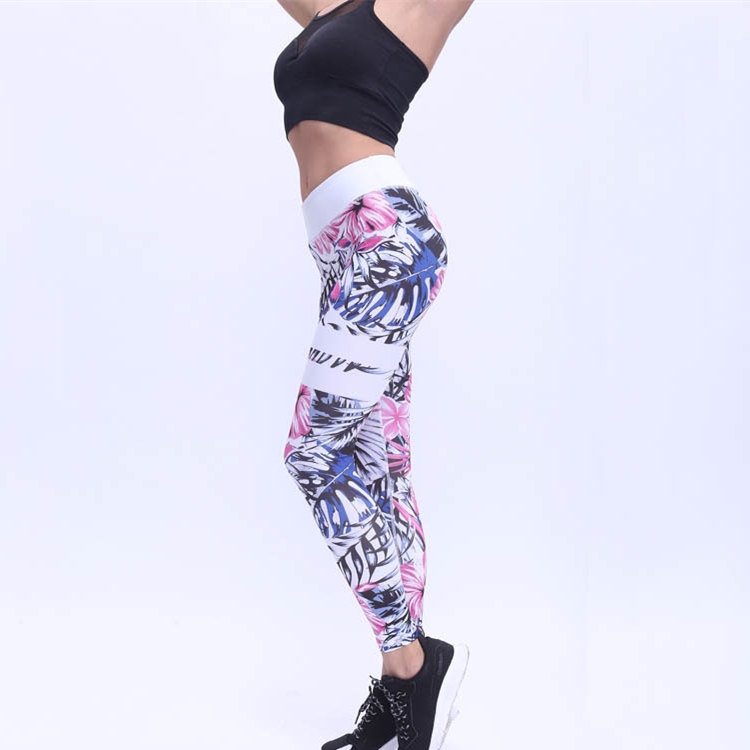 Color-digital-printing-sports-tight-stretch-yoga-pants