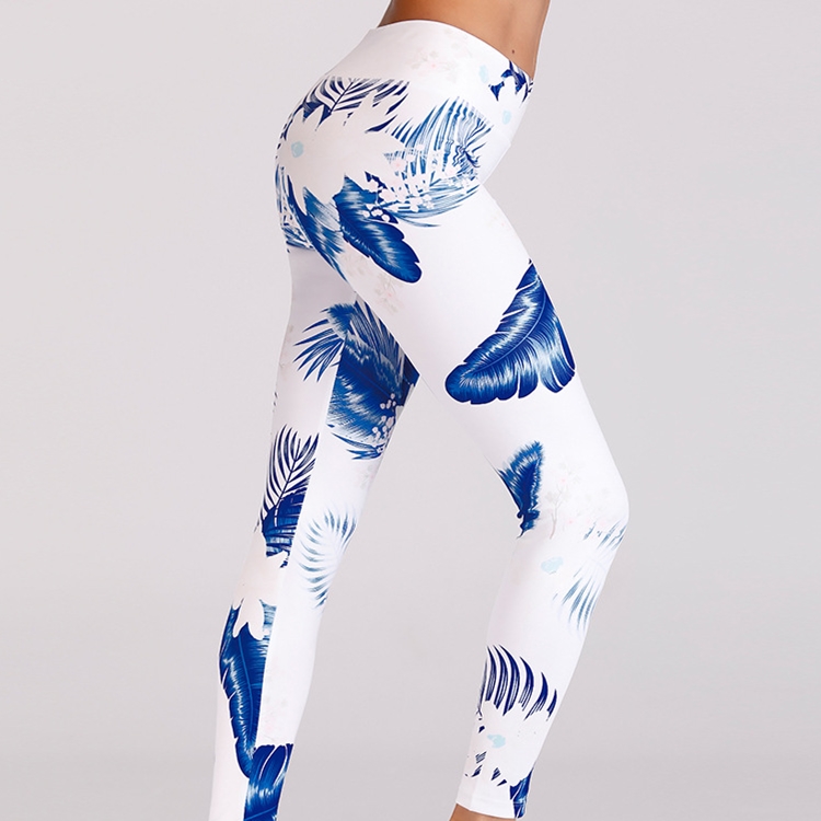Flower-digital-printing-yoga-fitness-nine-leggings