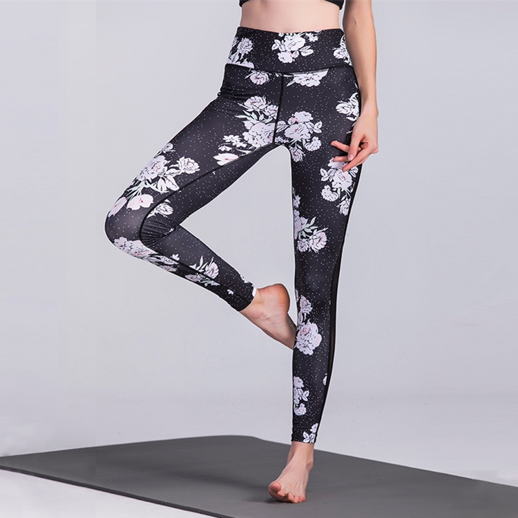 Grid-stitching-fitness-yoga-pants