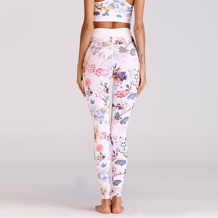 Ink-print-fitness-vest-yoga-pants-sportswear