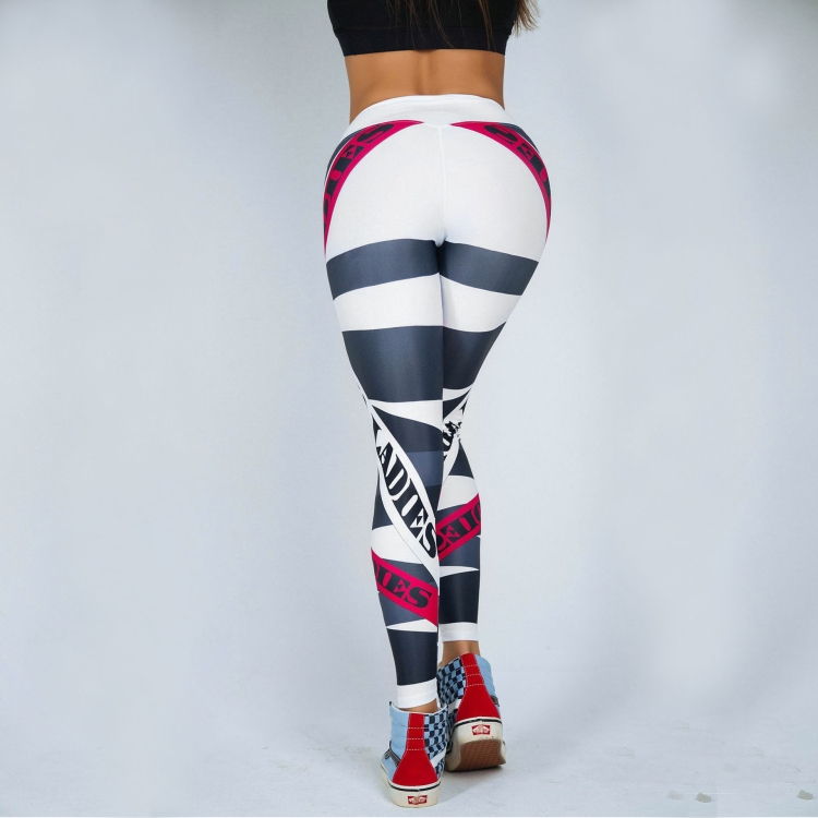 Letter-printing-sports-yoga-pants