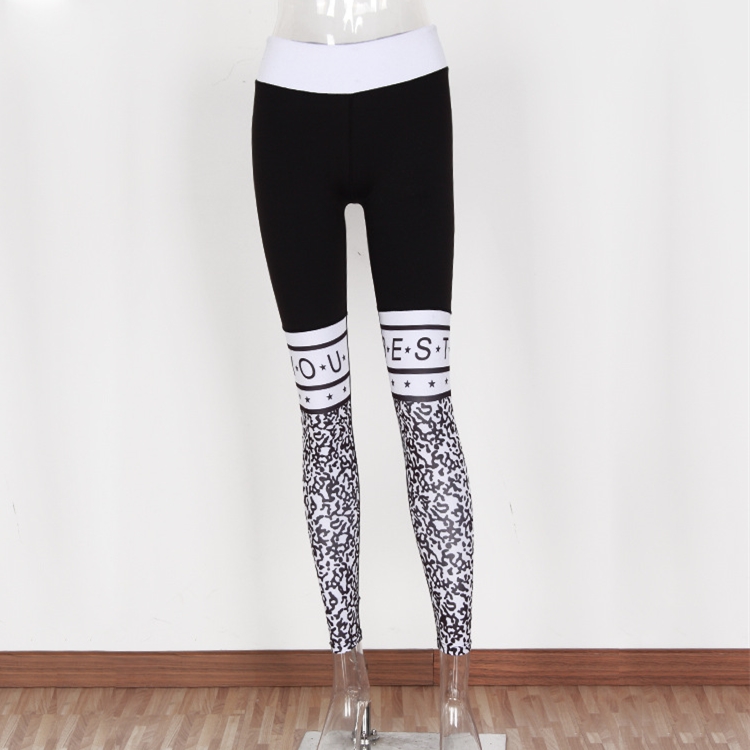 Lettering-black-yoga-pants