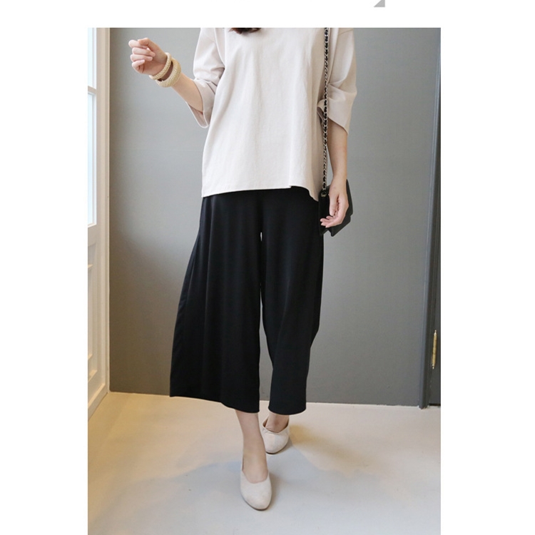 Loose-nine-point-modal-cotton-maternity-pants