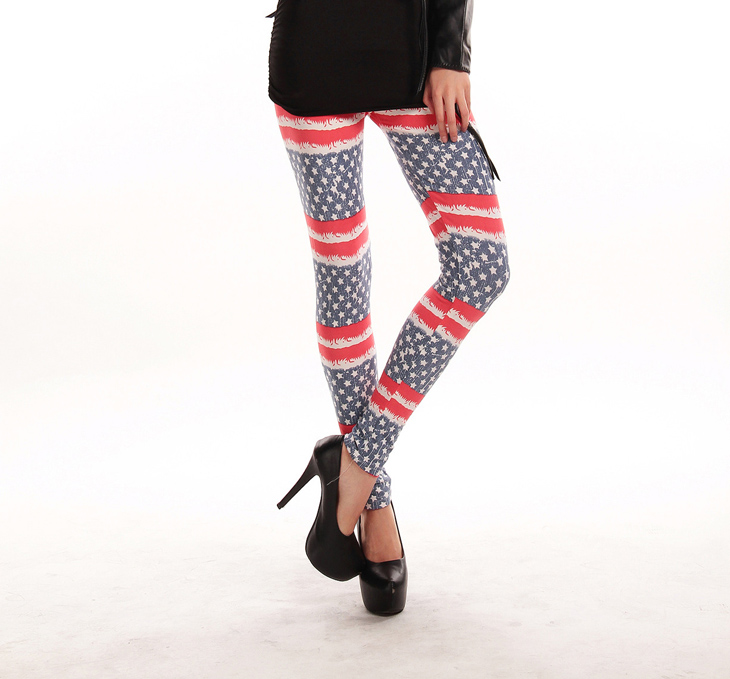 Printing-high-elasticity-girl-was-thin-Leggings