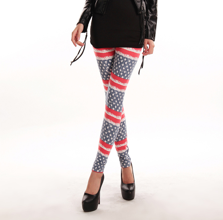 Printing-high-elasticity-girl-was-thin-Leggings