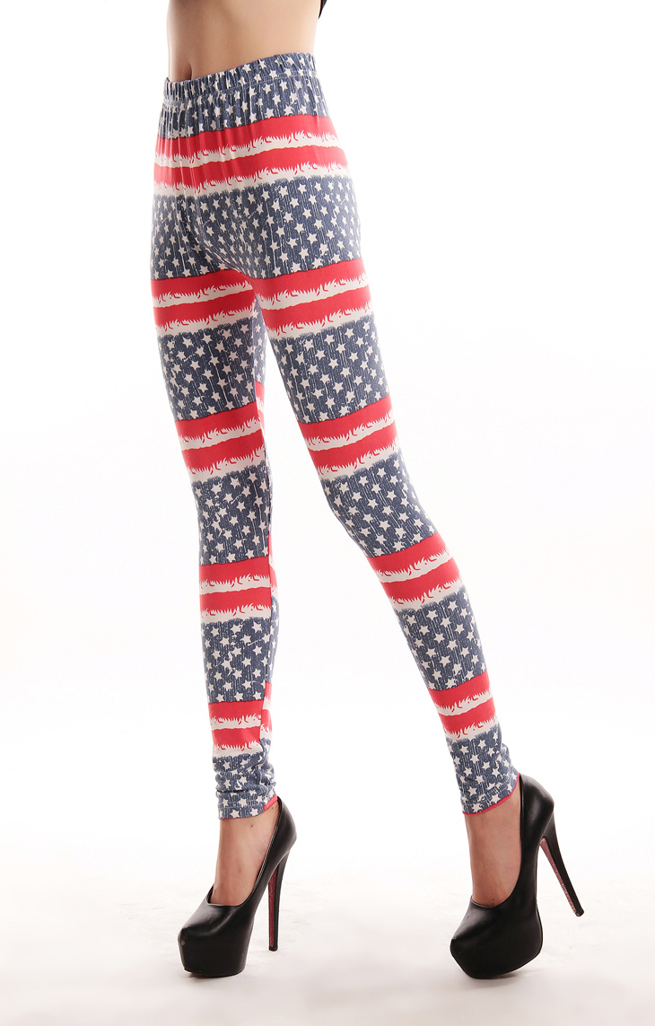 Printing-high-elasticity-girl-was-thin-Leggings