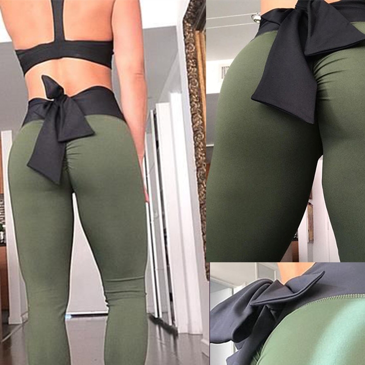 Slim-bow-yoga-pants