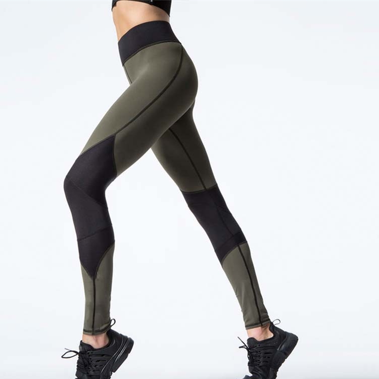 Stitching-breathable-slim-yoga-pants