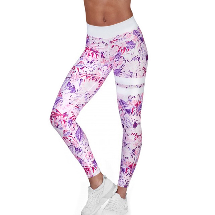 Tight-elastic-camouflage-printed-yoga-pants