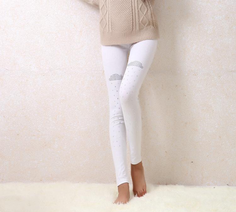 Wholesale-cotton-rhinestone-leggings