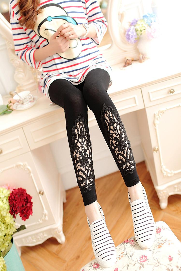 Women-sexy-black-lace-leggings