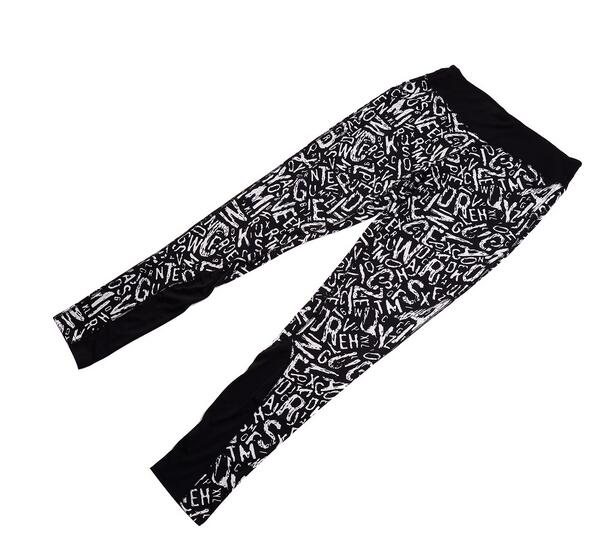 Black-white-printing-female-morality-yoga-pants-wholesale