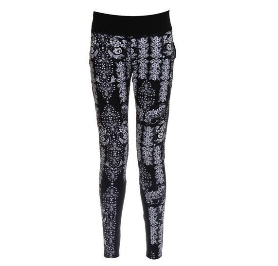 Black-white-printing-female-morality-yoga-pants-wholesale