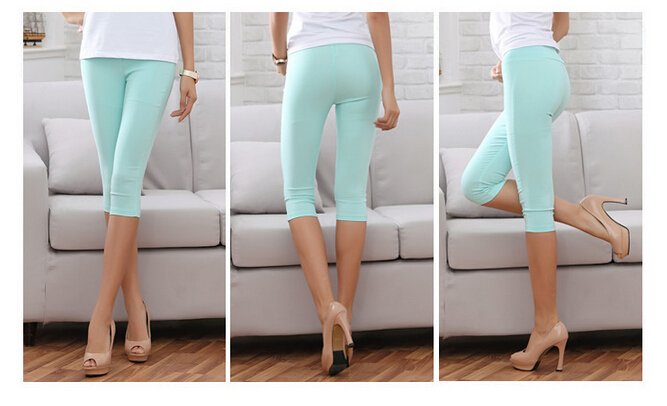 Candy-color-pencil-pants-female-7-minutes-pants-wholesale