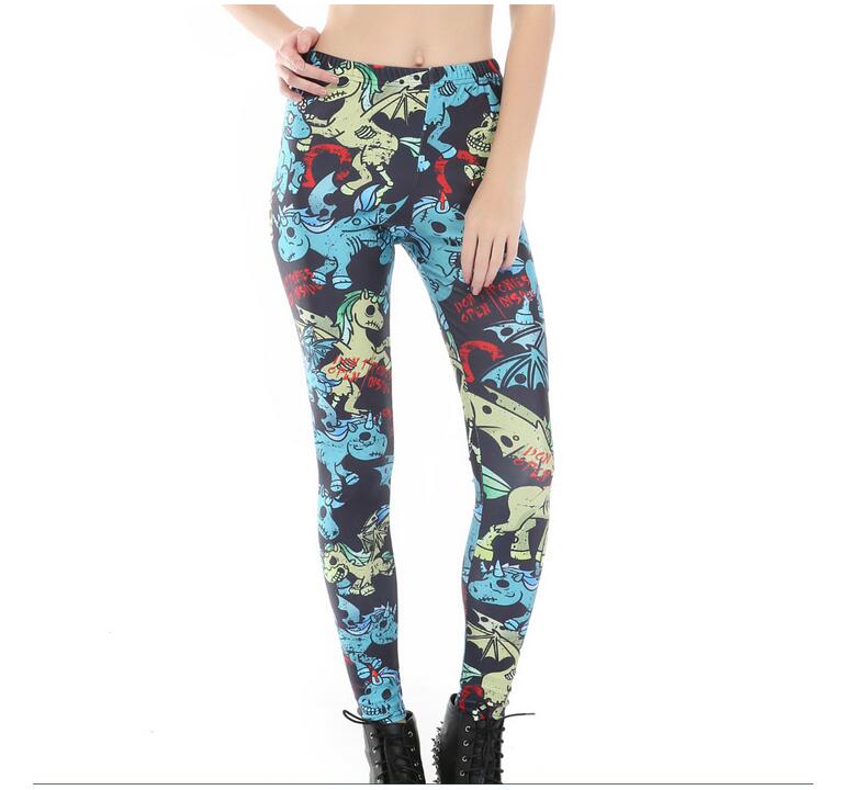 Cartoon-horse-printed-leggings-wholesale