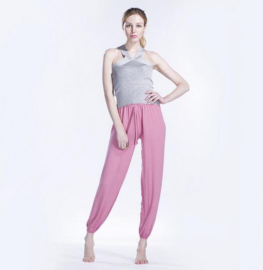 Cotton-colored-white-tie-rope-wide-leg-pants-wholesale